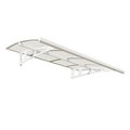 Palram - Canopia  Bordeaux 2230 4 x 3 Door Awning Kit - Clear HG9583